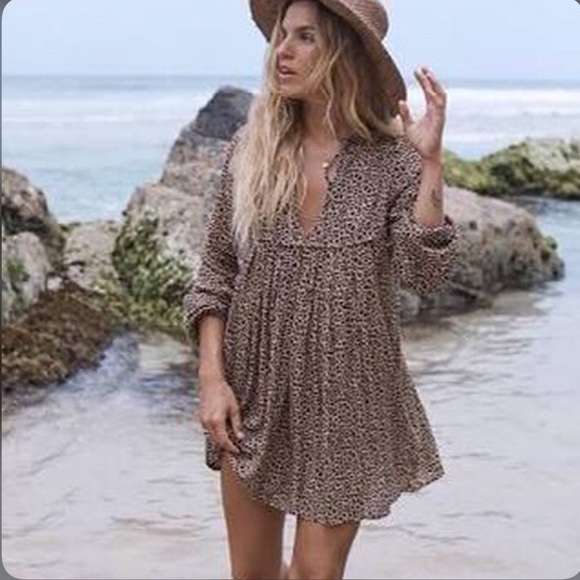 auguste leopard dress